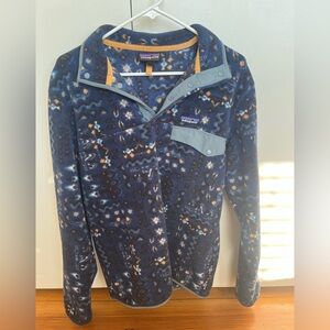 Patagonia Synchilla Blue and Orange Fleece